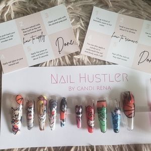 Space Jam gel Press Ons